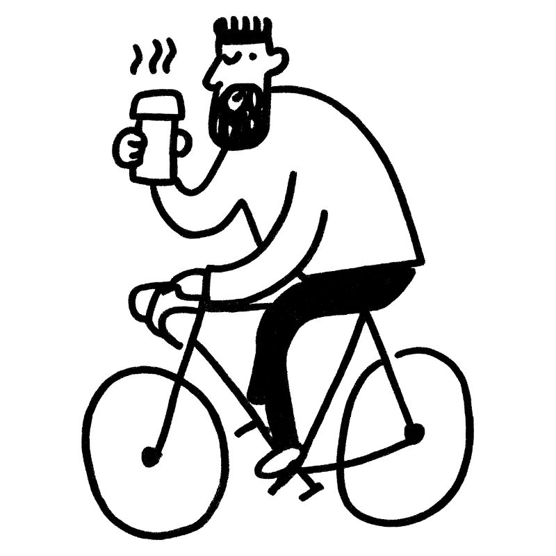 Hipster Biker