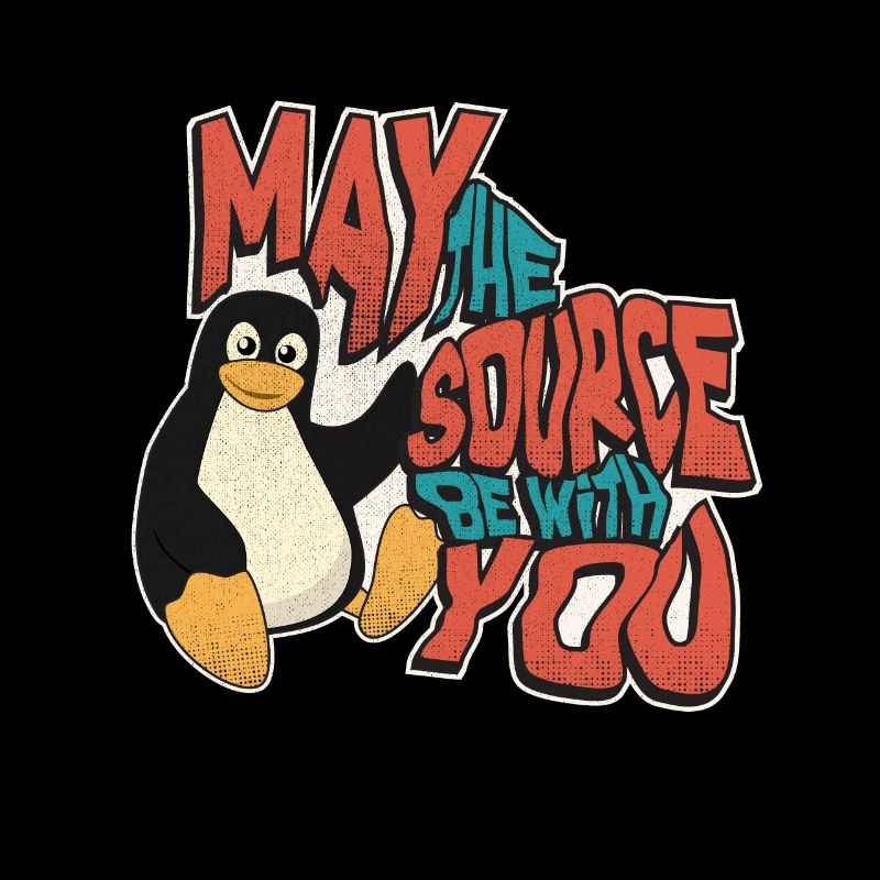 May the source be with you tux Admin lustig