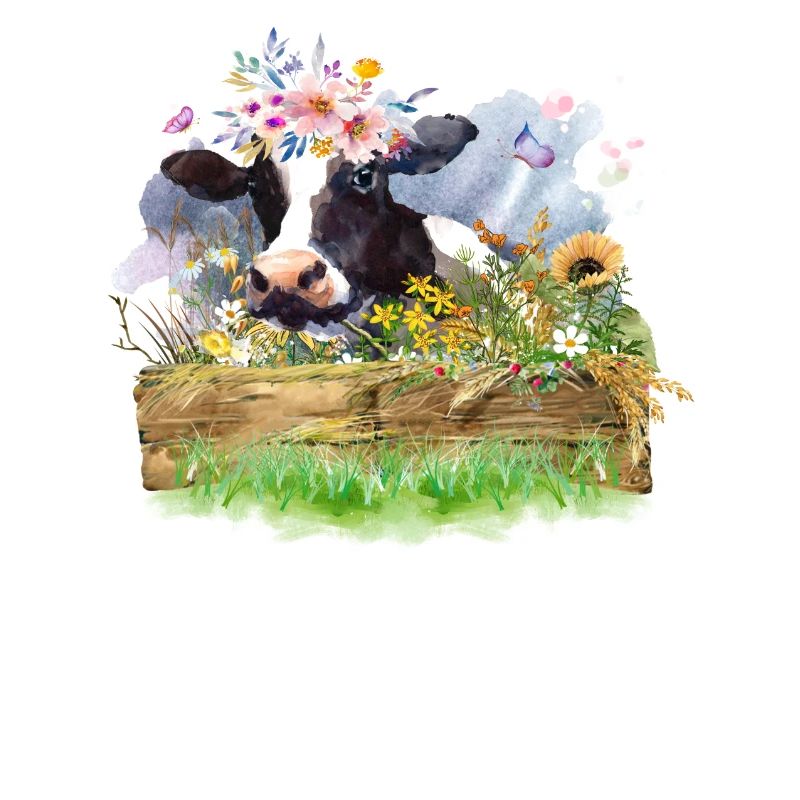 Aquarelle de vache