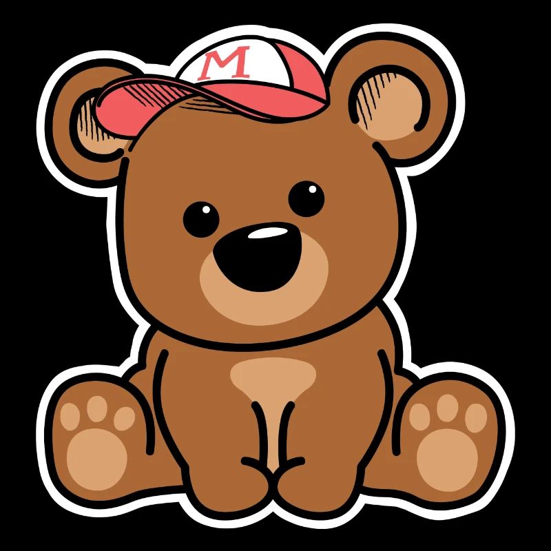 Teddy bear with cap