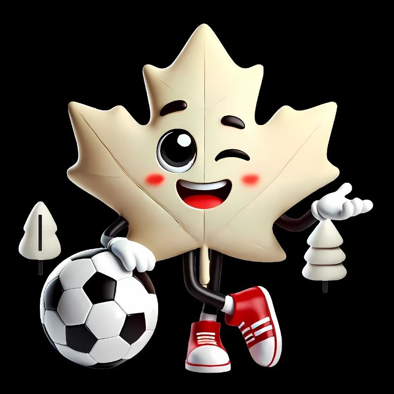 Kanada Maple Leaf Fußball Maskottchen