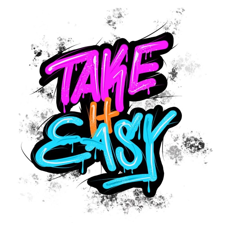 Take è facile graffiti