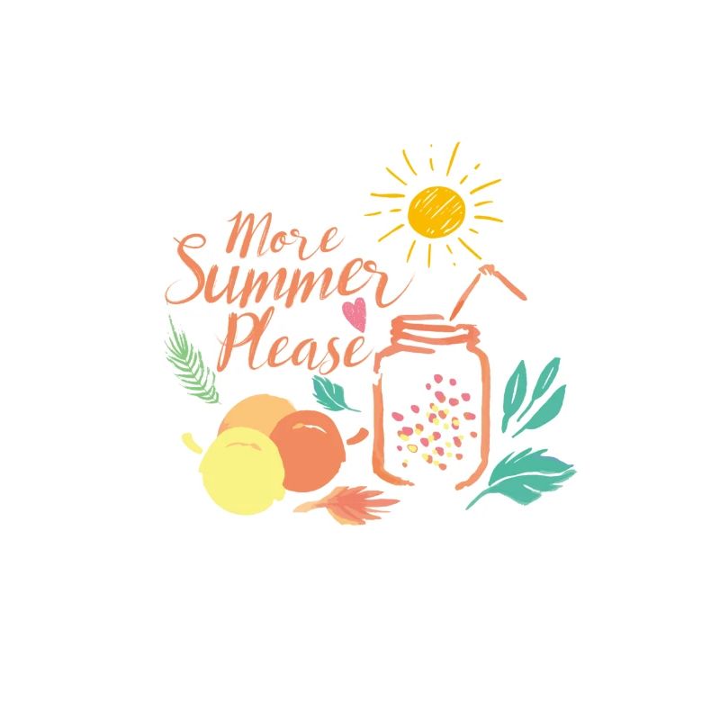 Plus d’été s’il vous plaît Summer Sun Pastel Design