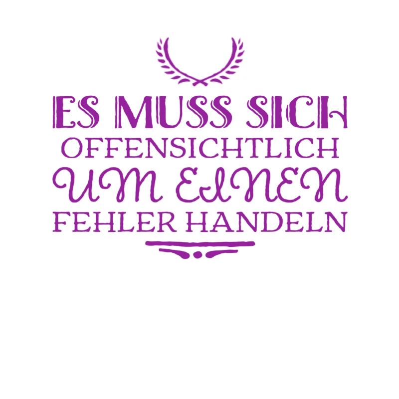 das ist ein Fehler