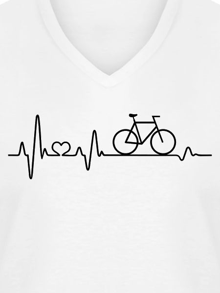 EKG heartbeat pulse bike ride bike road bike