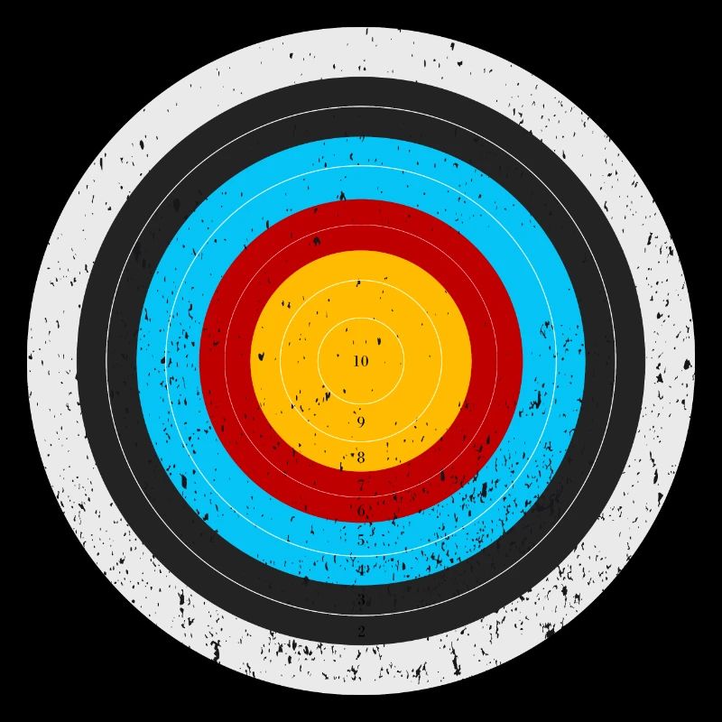 Archer cible tir à l’arc