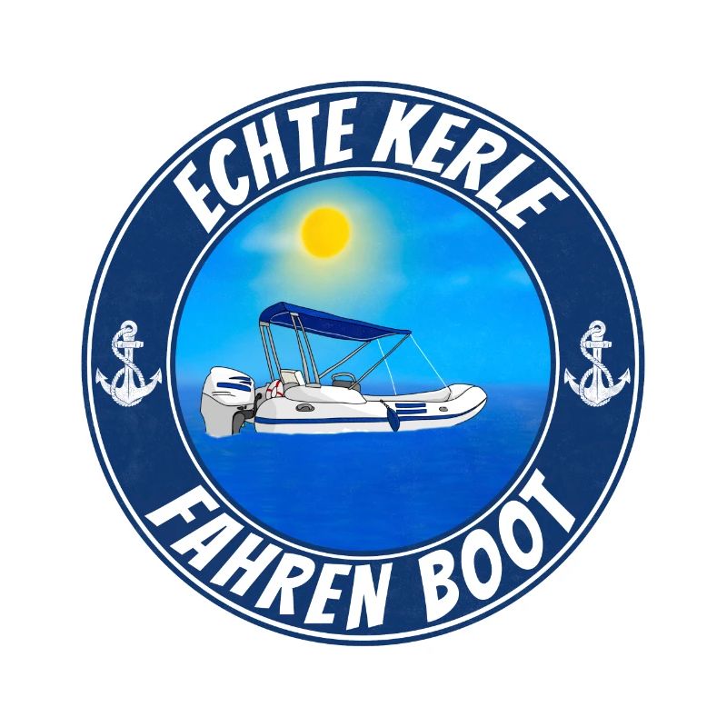 Echte Kerle Fahren Boot