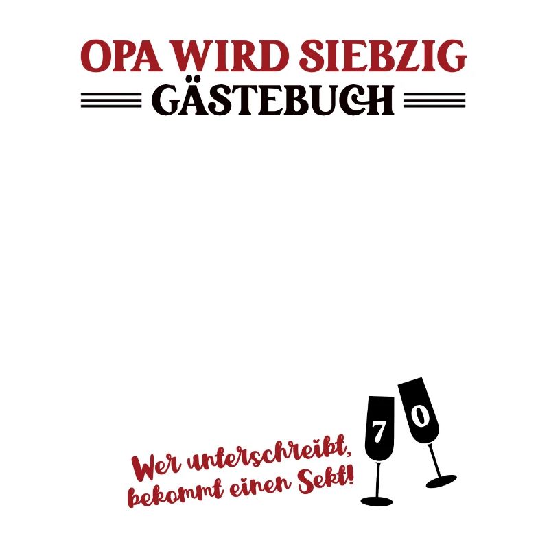 Opa wird 70 Geburtstagsgeschenk Jahre Geburtstag
