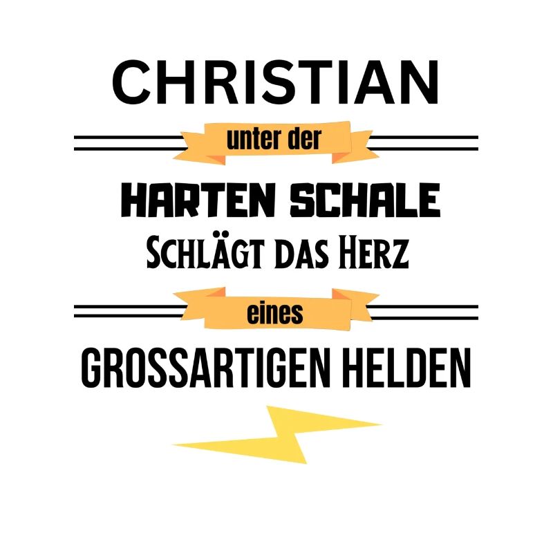 Christian harte Schale eines Großartigen Helden