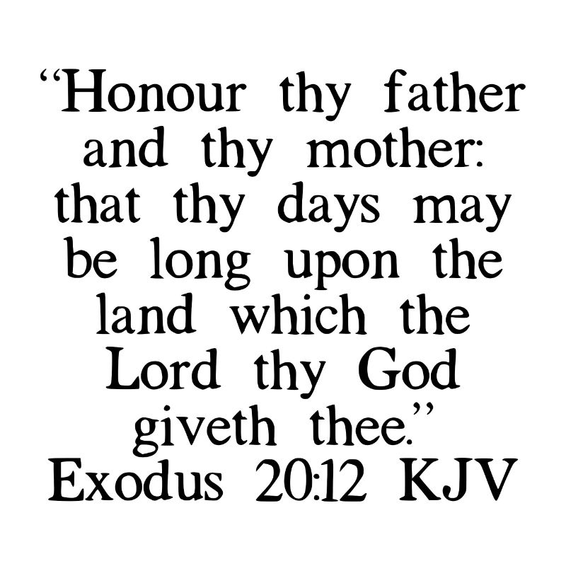 Exode 20:12 LSG