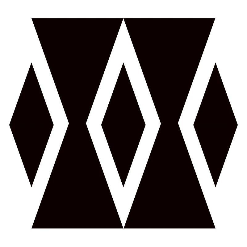 Les triangles Sablier - Formes & Symboles simplement black