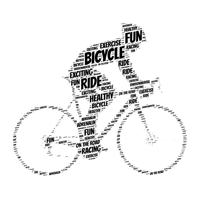 Vélo - Typographie