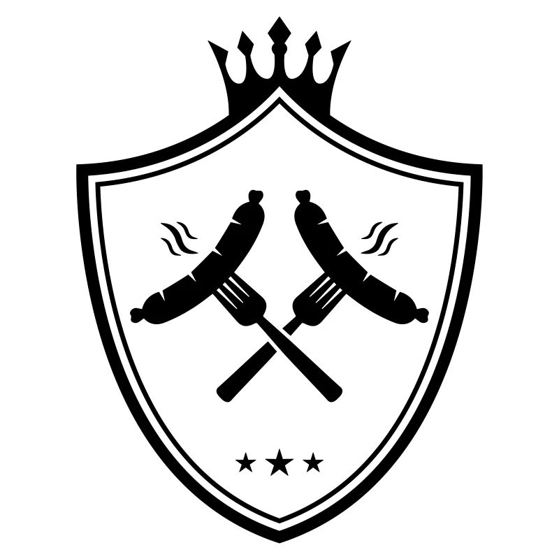 bratwurst symbole blason saucisse currywurst