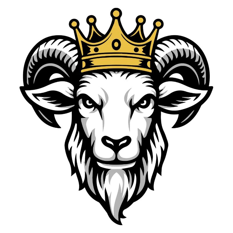 Graphique de couronne royale de chèvre