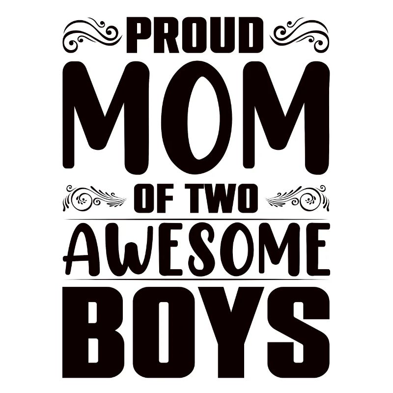 Mama Von Zwei Jungs Mutter Muttertag