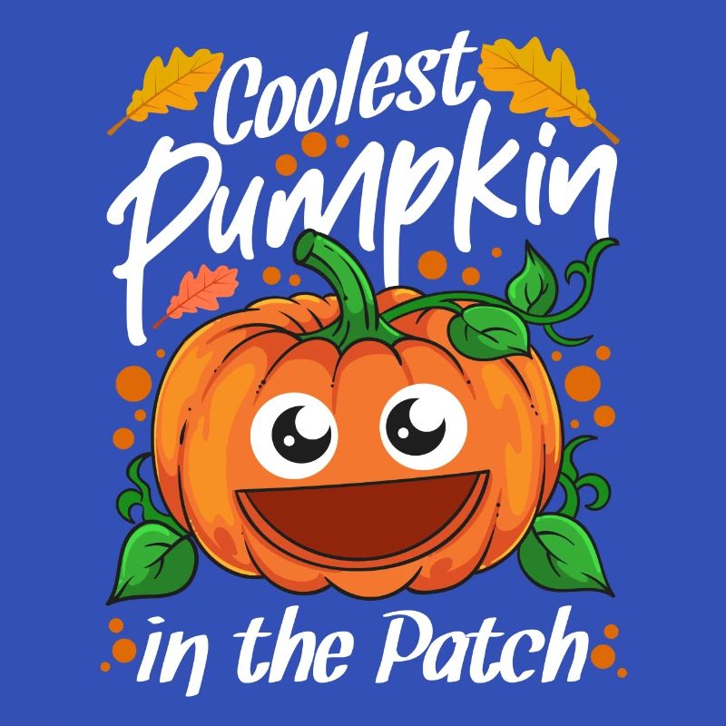 Citrouille la plus cool dans le patch Halloween