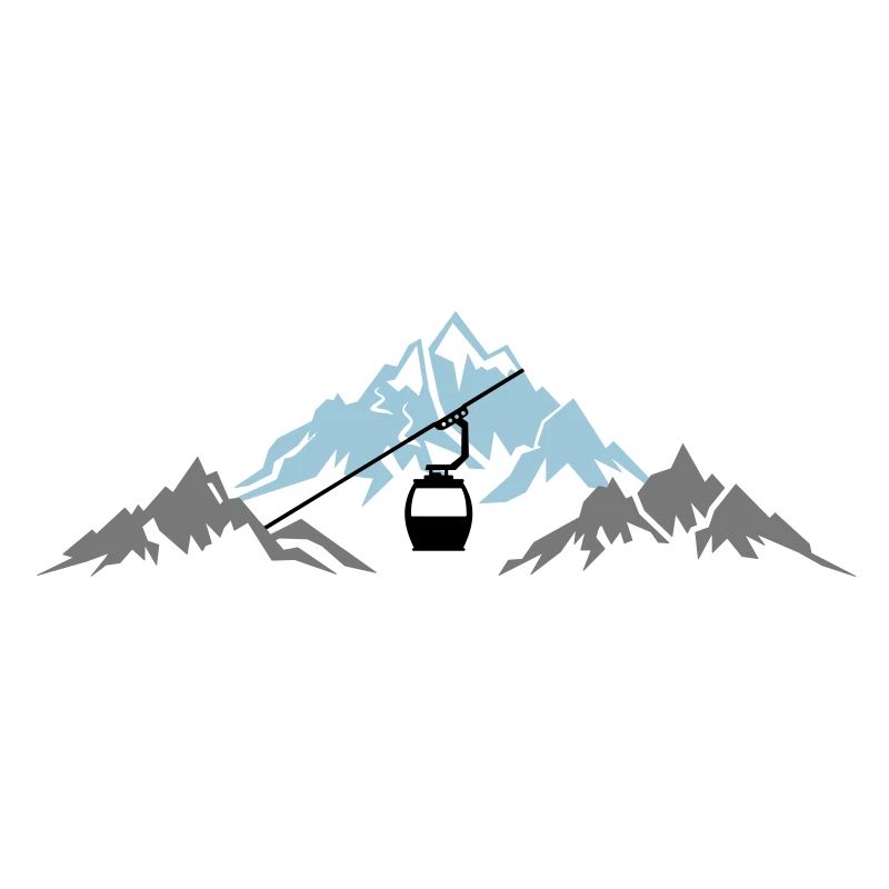 BERGE WINTER GONDEL SKI