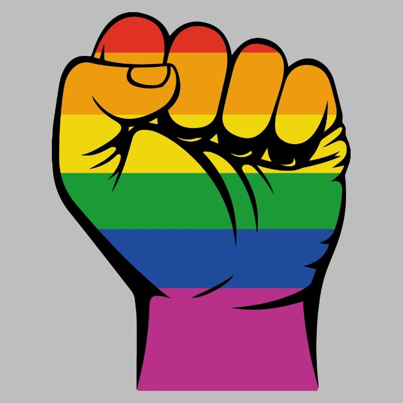 Faust im Regenbogendesign - Geschenk
