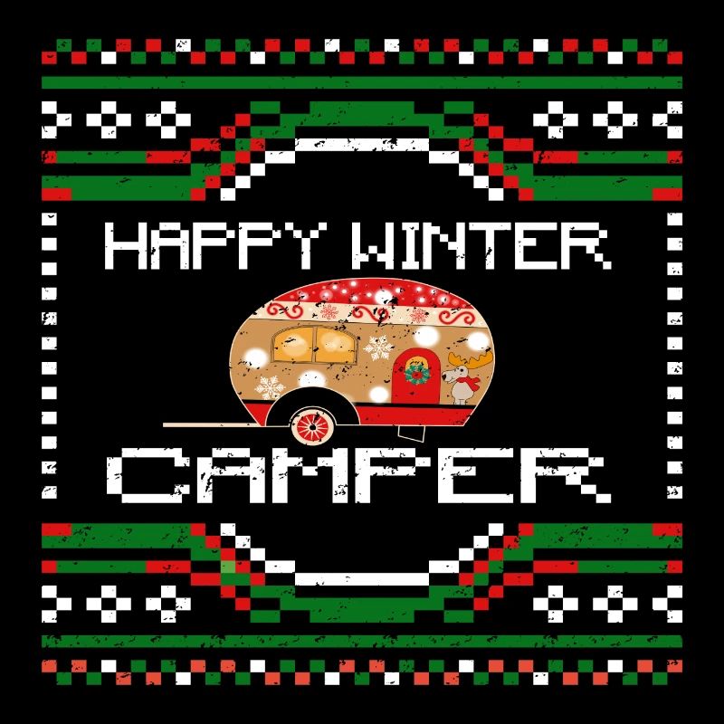 UGGLY HAPPY WINTER CAMPER