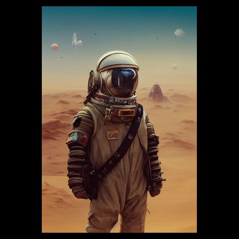 Astronaut Space Future Desert