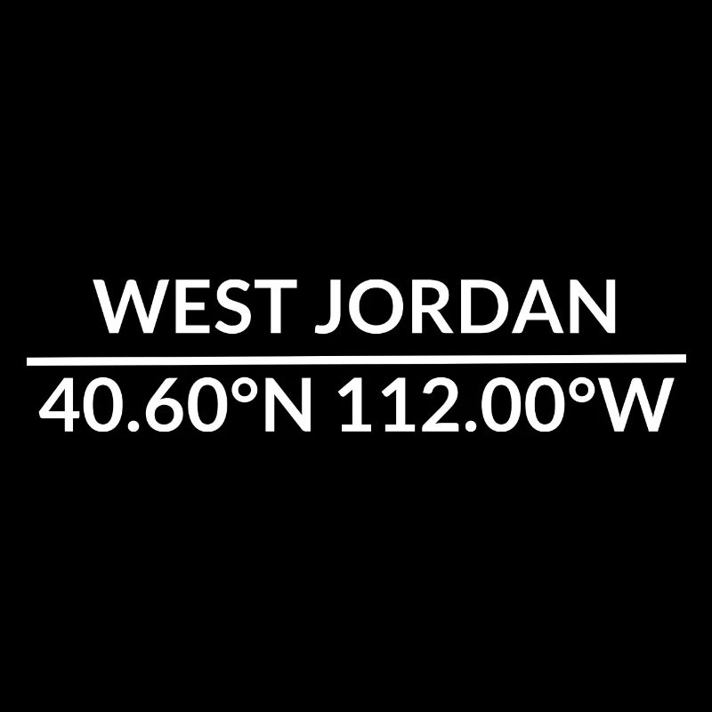 West Jordan, Utah, USA Coordinates