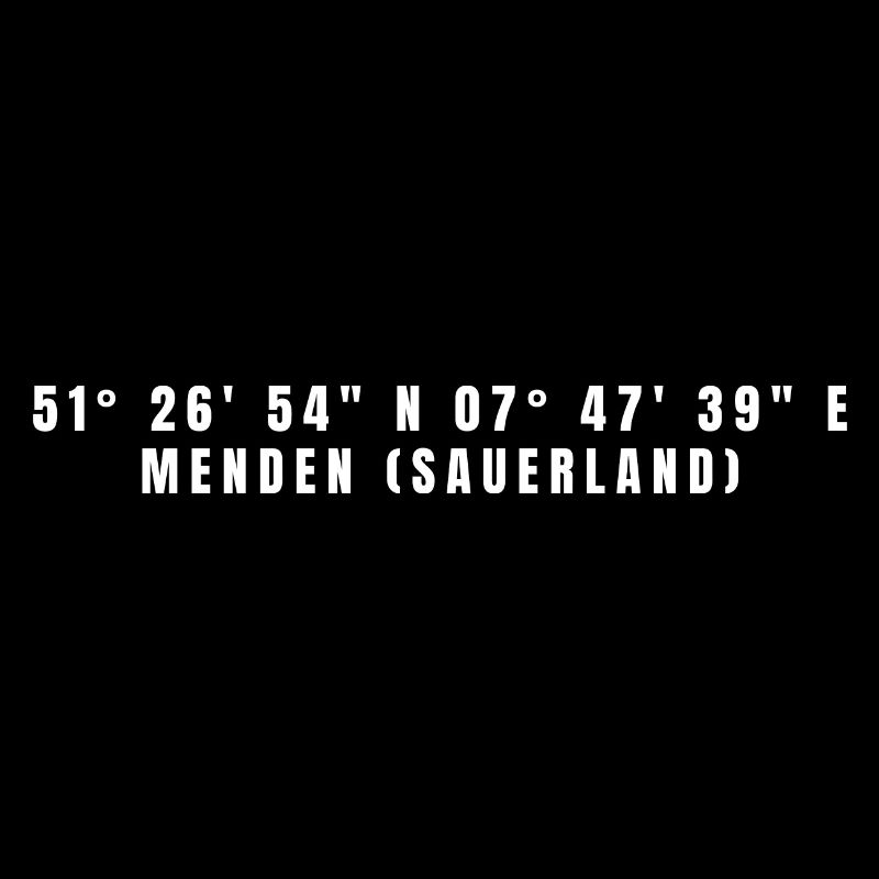 Menden (Sauerland), North Rhine-Westphalia Coordinates
