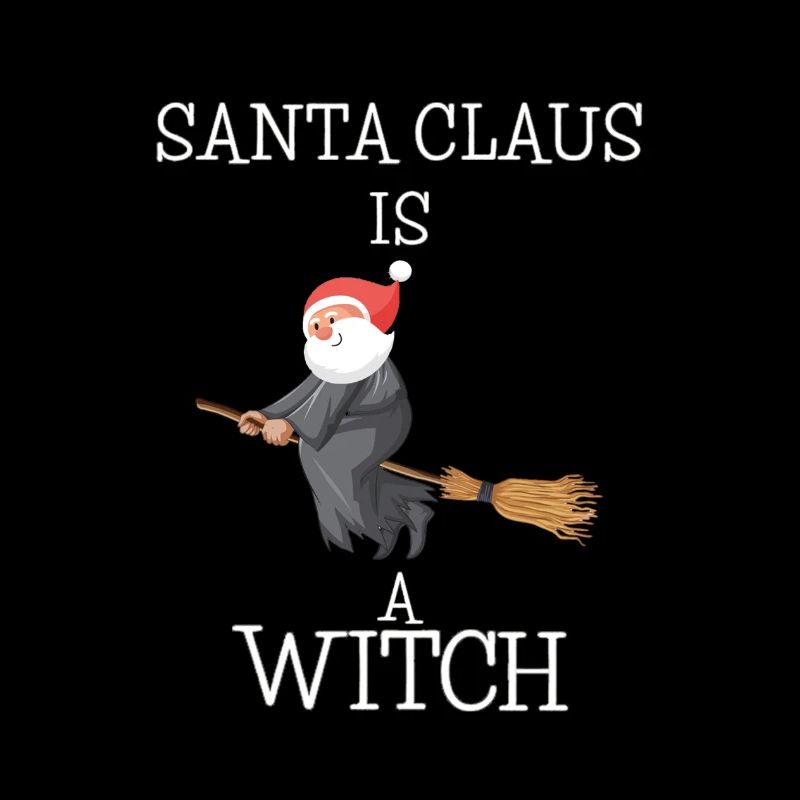 Der Weihnachtsmann ist eine Hexe Design