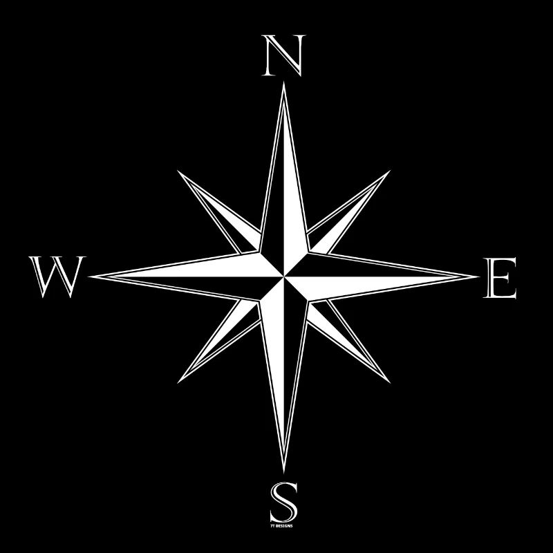 Windrose Compass Maritim Sailing Map