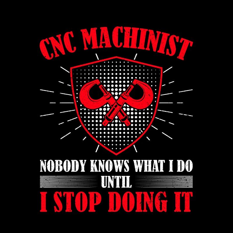 Mechanic CNC operator CNC milling cutter