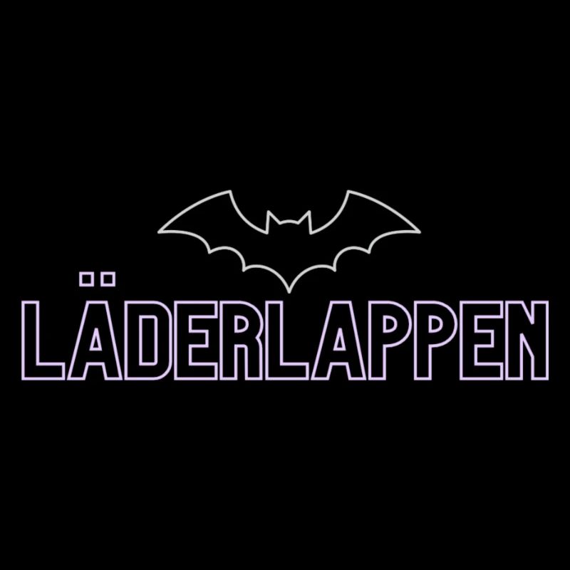 Conception de la police néon de chauve-souris violette