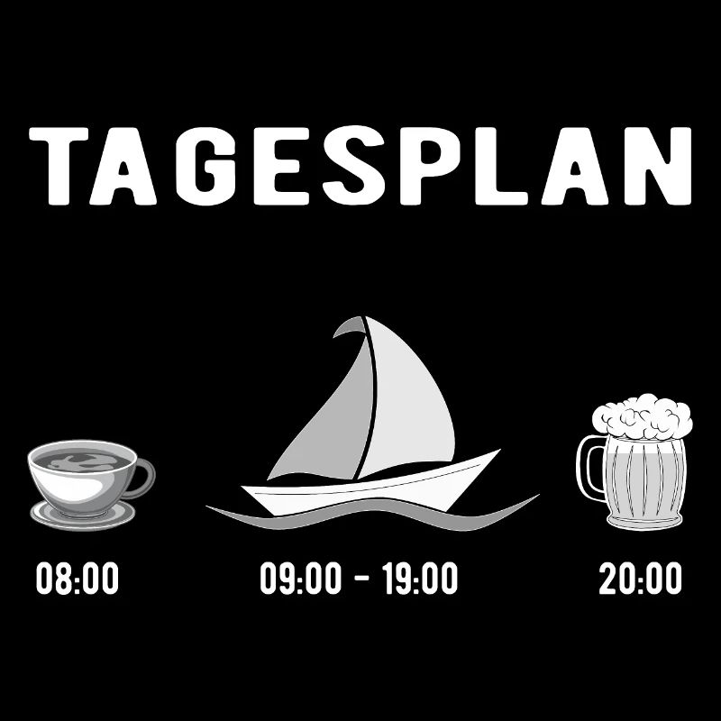 Tagesplan Segeln