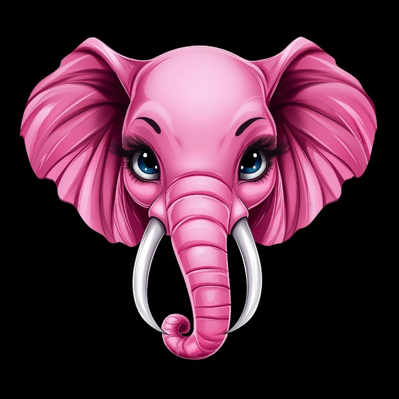 Cute Pink Pink Elephant :)