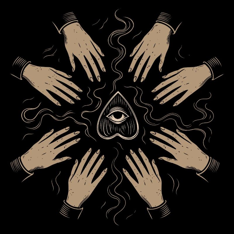 Samhain Witch Hands Ritual Mystical Motif
