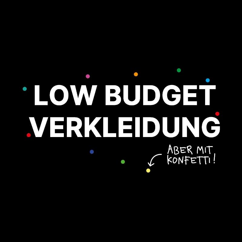 Costume à petit budget – avec confettis ! Fun de carnaval