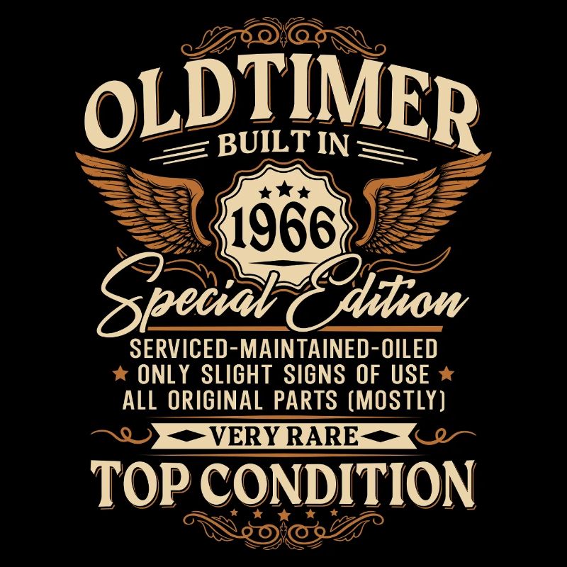 Oldtimer 1966 Jahrgang Vintage Geburtstag Geschenk