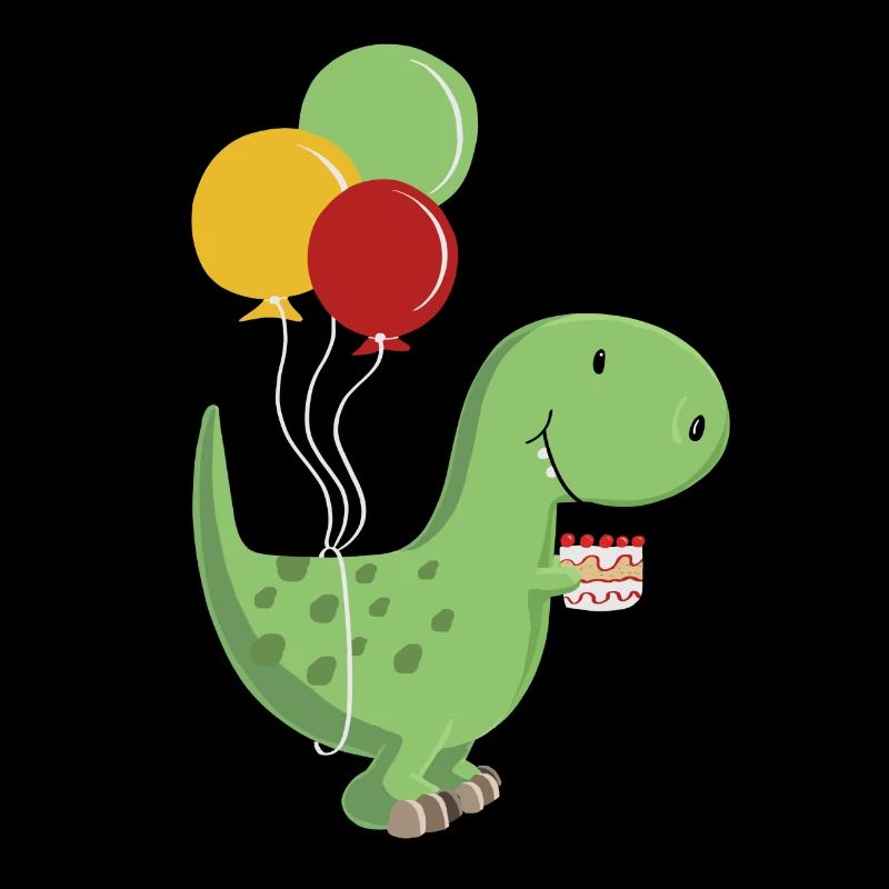Happy Birthday-födelsedagsbarnet T Rex Dinosaur