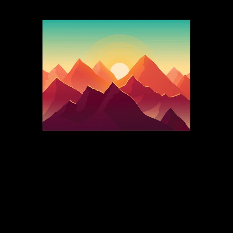 Montagnes - Lever du soleil