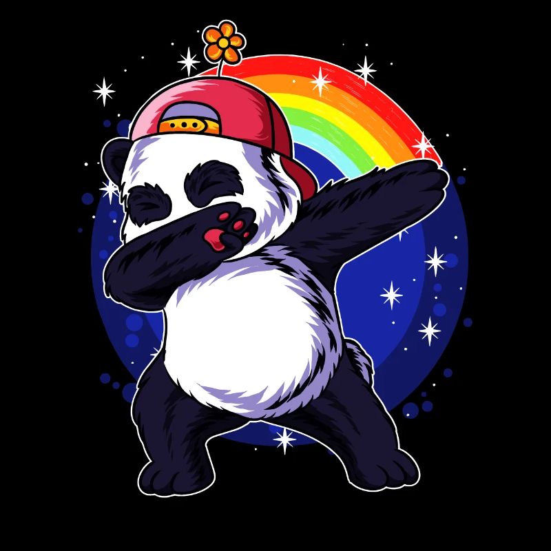 Dabbing Panda Dab Pandabär Tanzen Geschenk