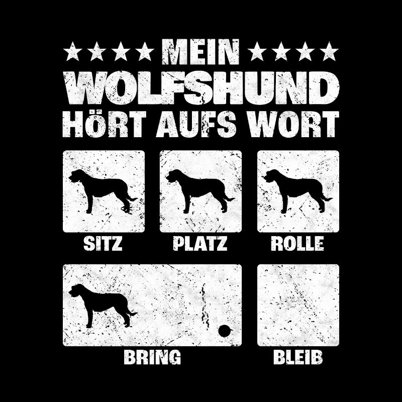 Irischer Wolfshund Hundetricks Windhund Geschenk