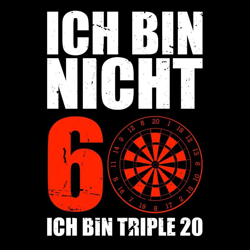Ich Bin Nicht 60 Ich Bin Triple 20 Dartboard Dart