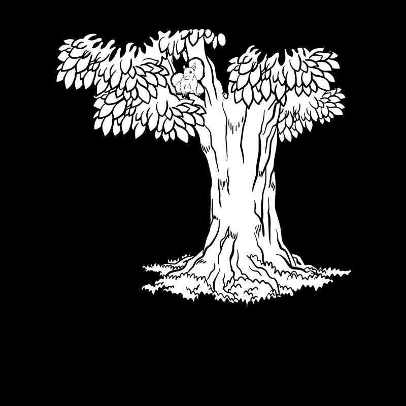 Eichhörnchenbaum-Liebhaber Lustiges Eichhörnchen