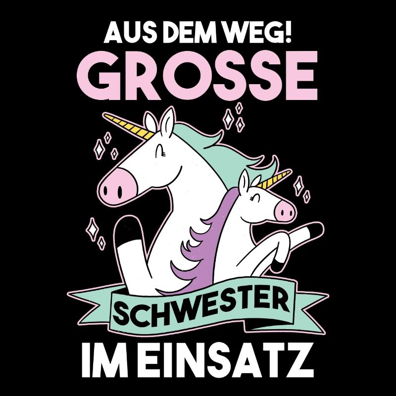 Einhörner Einhorn Geschwister Schwester