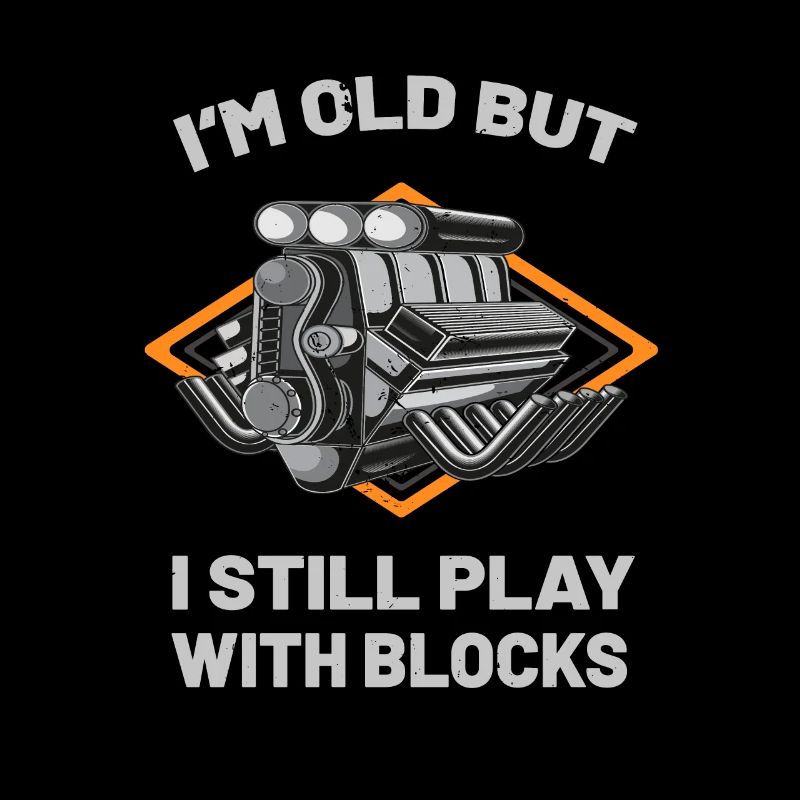 Car mechanic engine block humor workshop