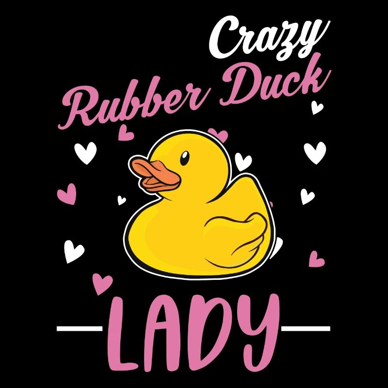 Crazy Rubber Duck Lady Gummiente