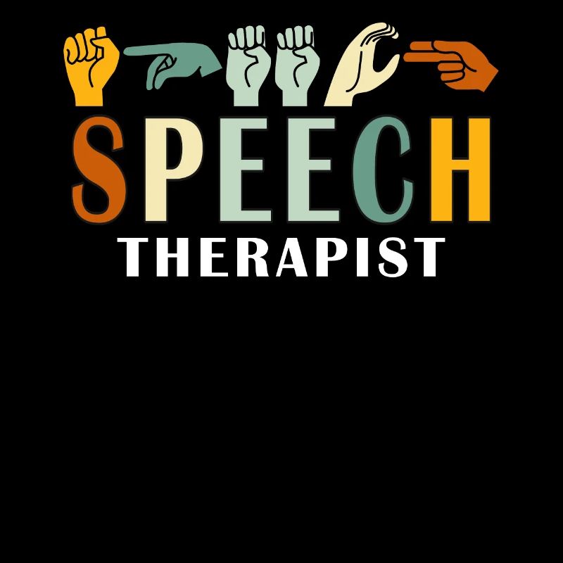 Speech Therapist American Sign Language Retro