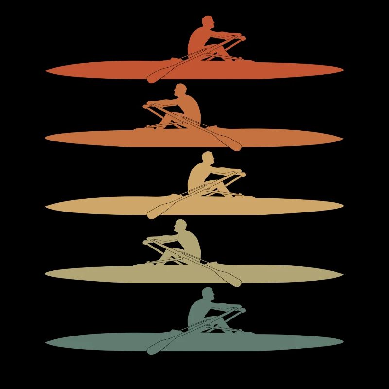 Rowing Club Paddle Retro Bateau à rames