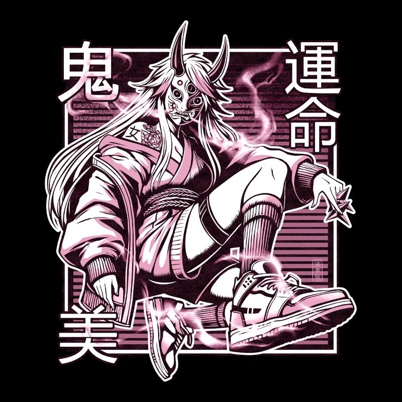 Rosa Kunoichi-Dämon