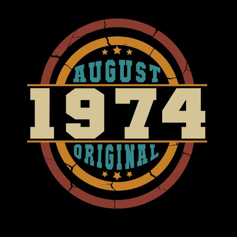 August 1974 Vintage Geschenk