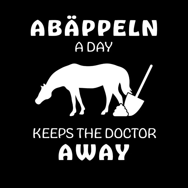 Pferdespruch Pferd Reiten Abäppeln Stall Reiten