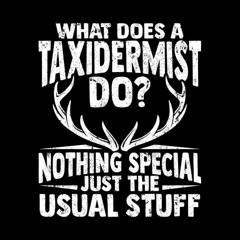 Taxidermist design for stuffing animals